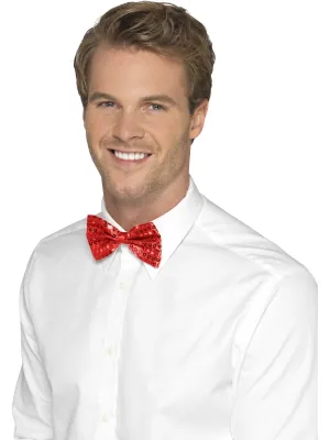 Red Sequin Bow Tie